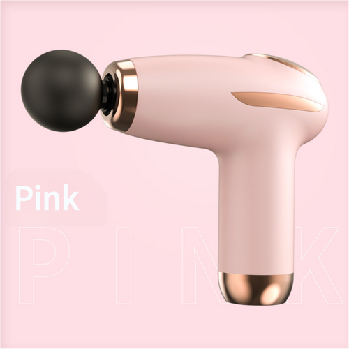 Pink Mini Portable Fascia Gun - 6-Speed Adjustable Muscle Massage Gun, Type-C Charging, 5W Power - Main Image