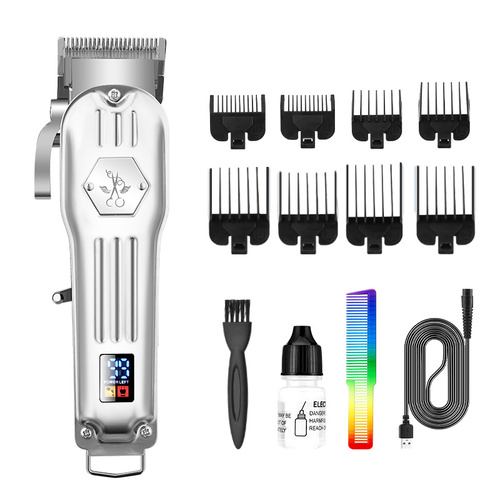Professional Hair Clippers Cordless Trimmer Beard Cutting Machine Barber Best Gift - Main Image
