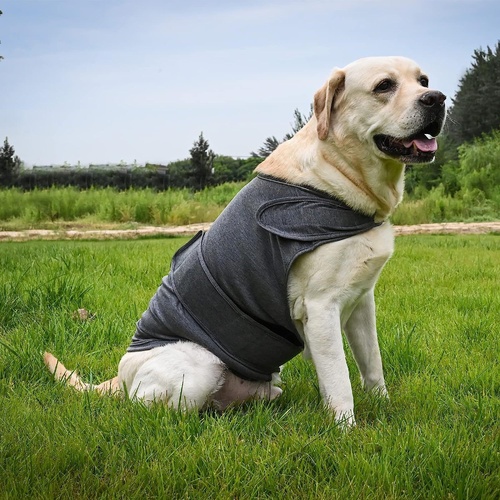 L Dog Vest Jacket - Warm, Soft, and Comfortable Dog Coat for Winter, Calming and Insulating Dog Apparel - Main Image