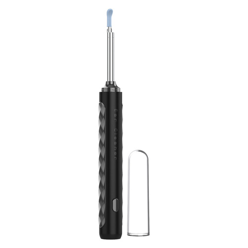 Black Smart Visual Ear Picker with HD WiFi Endoscope - Intelligent Ear Cleaning Tool with Real-Time Viewing - Main Image