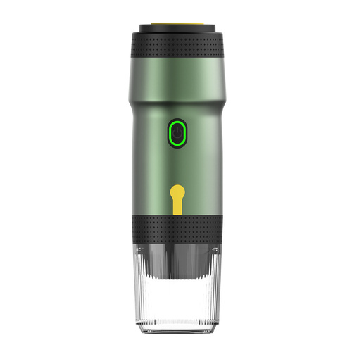 Green Portable Fully Automatic Espresso Coffee Machine - Universal 3-in-1 Capsule, Coffee Powder & Espresso Maker - Main Image
