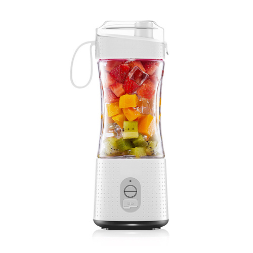 White Portable Mini Juicer - Rechargeable Electric Fruit Juicer Cup, Compact & Convenient - Main Image