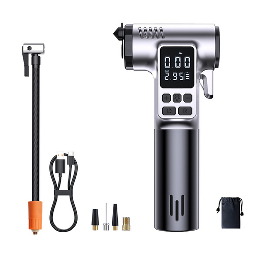 Wireless Car Air Compressor, Portable Electric Tire Inflator Pump for Cars, Bikes, and Motorcycles - Main Image