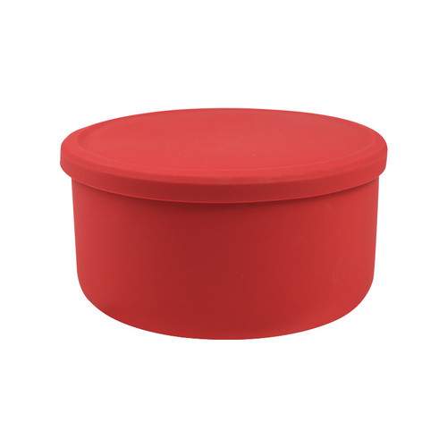 Red (2100ml) Dopamine-Style Food-Grade Lunch Box - Microwave Safe Fruit & Meal Storage Container - Main Image