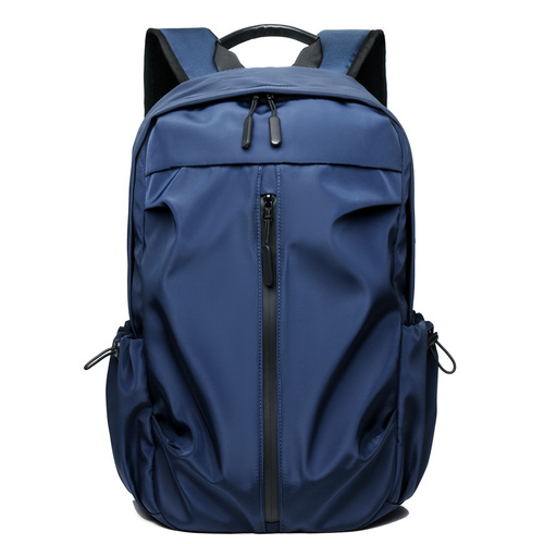 Blue Business Casual Laptop Backpack with USB Charging Port - Travel, Work, and Student Use - Main Image