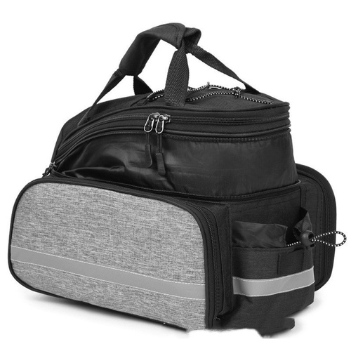 Insulated Bike Rear Rack Bag - Waterproof Storage Bag with Soft PE Padding for Cycling - Main Image