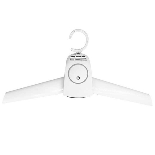 Grey Portable Intelligent Clothes Drying Hanger - Quick Drying with 3D Airflow for Travel and Home - Main Image