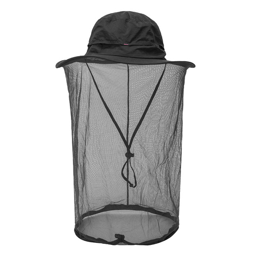 Black Outdoor Mosquito Net Hat - Sun Protection and Insect Repellent Bucket Hat - Main Image