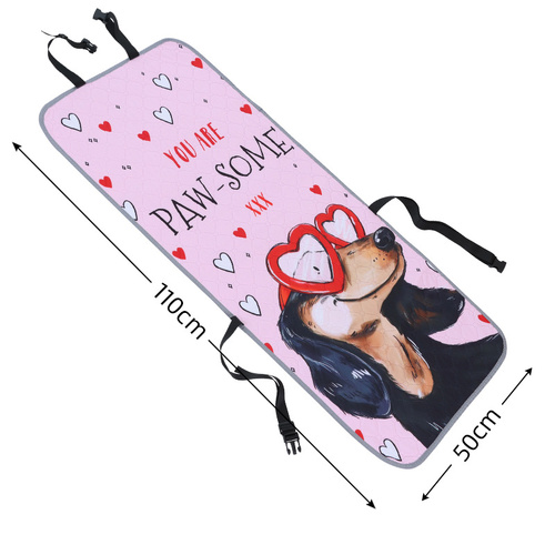 Eyes Puppy Dog Car Seat Cover - Waterproof & Scratch-Resistant Pet Seat Protector - Main Image