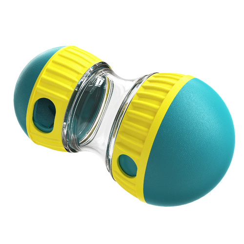Green Interactive Dog Slow Feeder Toy - Food Dispenser Ball for Healthy Digestion - Main Image