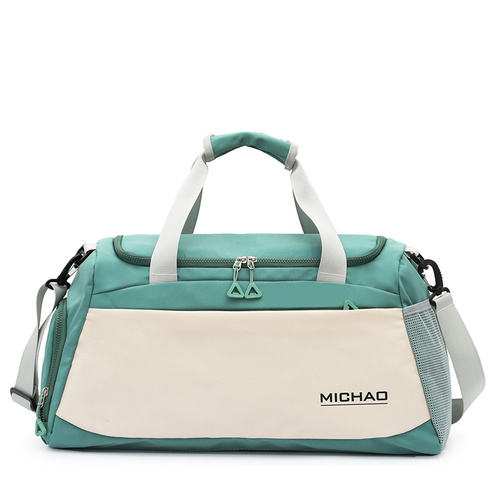Green Large Capacity Gym Bag with Wet and Dry Separation – Multifunctional Travel, Sports, and Swimming Bag for Men and Women - Main Image
