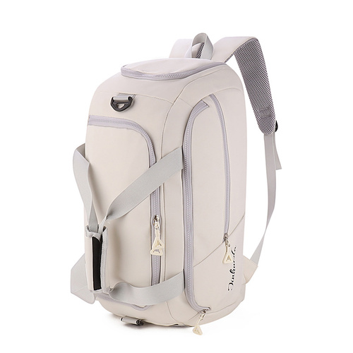 White Large Capacity Travel Backpack – Multi-Function Carry-On Bag for Clothes, Luggage Storage, and Business Trips - Main Image