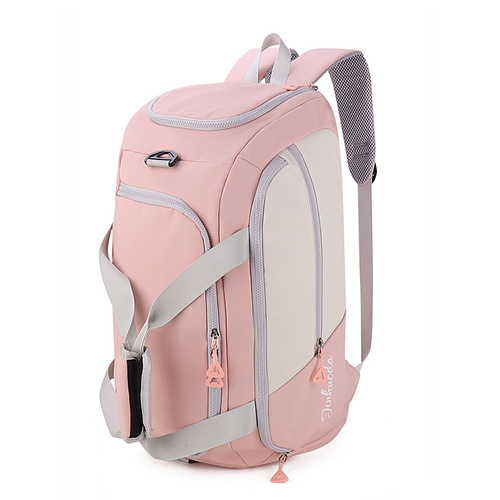 Pink Large Capacity Travel Backpack – Multi-Function Carry-On Bag for Clothes, Luggage Storage, and Business Trips - Main Image