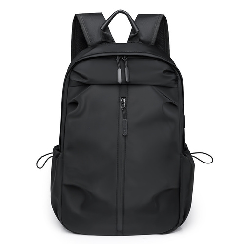 Black Casual Korean Style Backpack – Versatile Laptop Bag for Students, Business, and Travel – Fashionable and Practical - Main Image