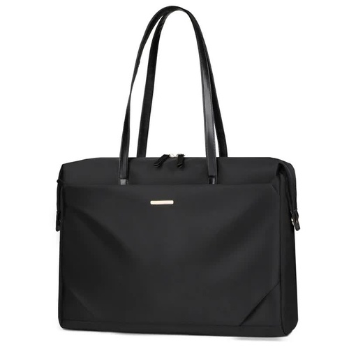 Black Women’s Work Tote Bag – New Fashionable Laptop Bag, Large Capacity Business Briefcase, Commute & Office Tote - Main Image