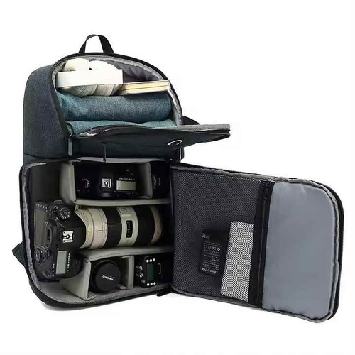 Waterproof DSLR Camera Backpack - Multifunctional large-capacity camera bag that easily carries a tripod mount and headphone jack - Main Image