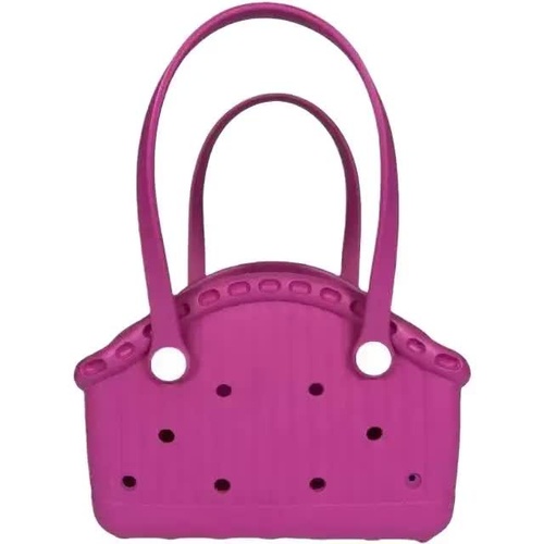 Rose Red Portable EVA Pet Handbag - DIY Custom Decoration Carrier for Small Pets, Beach, and Outdoor Use (Large Capacity) - Main Image