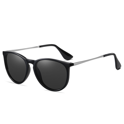 Black Stylish Polarized Sunglasses for Men and Women – UV Protection, Lightweight Design, Trendy Sunglasses for Outdoor Activities - Main Image