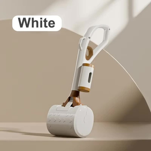 White Portable Dog Poop Scooper with Large 9.5cm Opening, Ergonomic Handle, Lightweight 320g Pet Waste Picker for Outdoor Walks - Main Image
