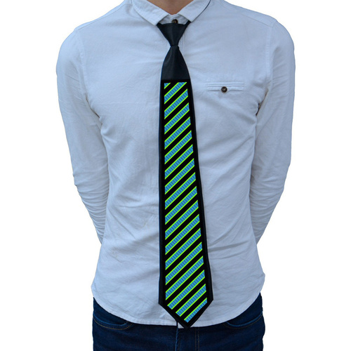 Style 01 LED Sound-Activated Glowing Tie - Party Performance Accessory with Adjustable Light Patterns(Batteries not included, self-provided) - Main Image