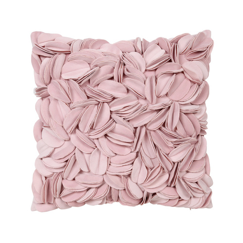 Style 3 Pink 3D Floral Cushion Covers - Modern Luxury Decorative Throw Pillow Covers for Living Room(Without Pillow Insert) - Main Image