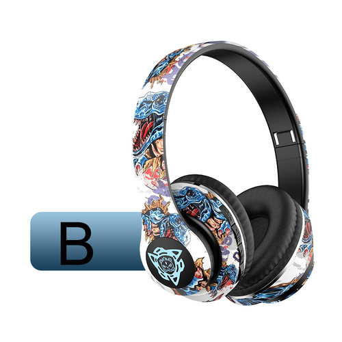 Wireless Bluetooth Headphones - Stylish Over-Ear Design with Long Battery Life, Hi-Fi Sound, and Universal Compatibility (colour B) - Main Image