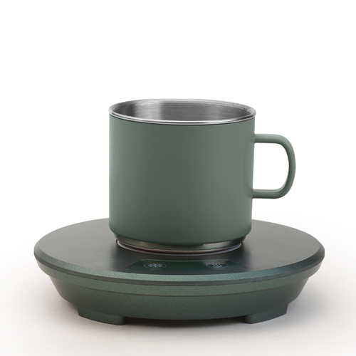 Green Multifunctional Cooling and Heating Cup with Mug - 10W Rapid Temperature Adjustment - Main Image
