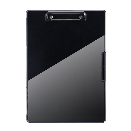Black A4 Plastic Document Storage Clipboard - Portable and Durable - Main Image