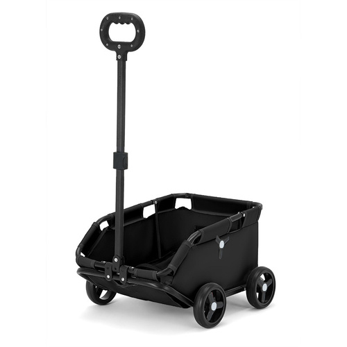 Black Foldable Pet Travel Wagon for Small Dogs - Lightweight and Portable - Main Image