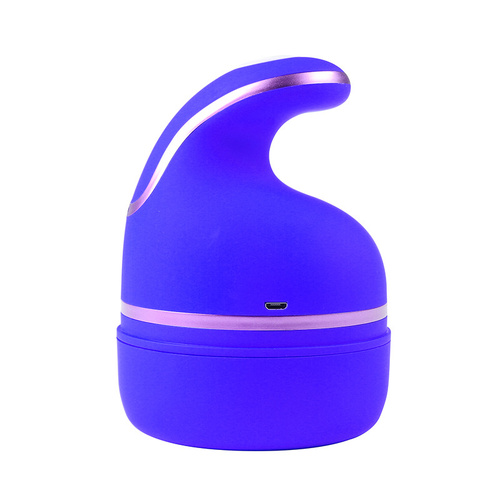 Blue Portable 3D Electric Massage Device with Adjustable Speeds and USB Charging - Main Image