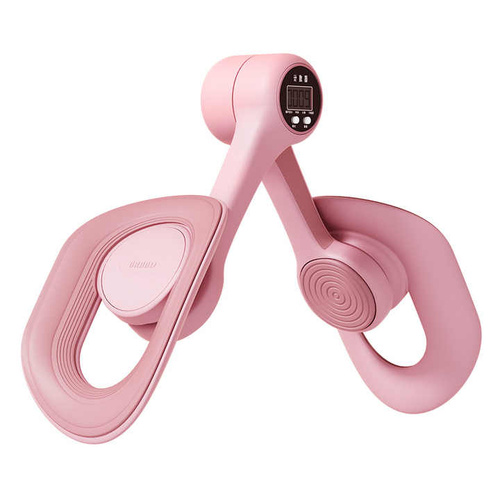 Pink Counting Adjustable Pelvic Floor Muscle Trainer with Smart Counter - Postpartum Recovery Tool - Main Image