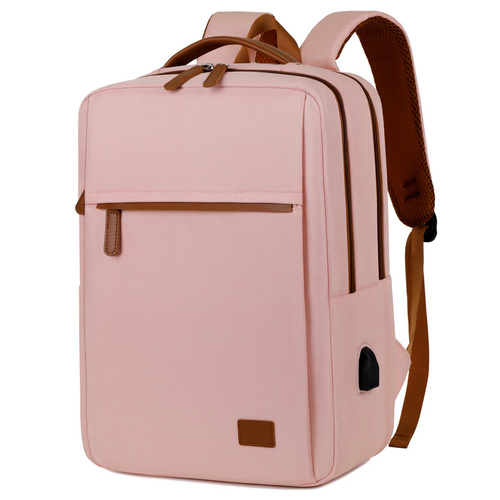 Pink Waterproof Business Backpack - 31L Capacity, Stylish and Versatile - Main Image