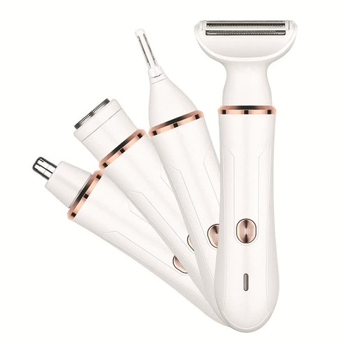 4-in-1 Electric Lady Shaver Kit - Rechargeable and Portable Grooming Solution - Main Image