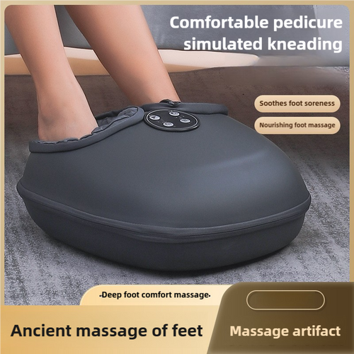Compact Foot Massager with Heat and Timer - Deep Kneading Therapy - Main Image