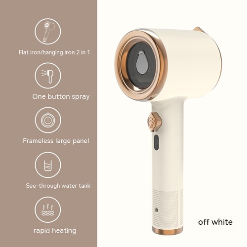 Off White Handheld Garment Steamer GT-01 - Compact Design with 33W Power - Main Image