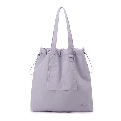 Purple Large Capacity Tote Bag - Lightweight Single Shoulder Bag for Commute, Casual Outings, and Shopping - Main Image