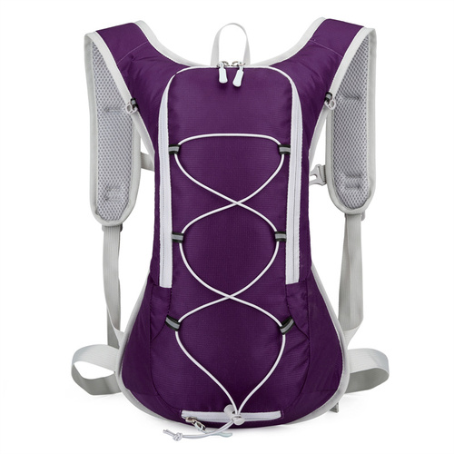 Purple Outdoor Sports Hydration Backpack for Running, Hiking, and Cycling - Lightweight and Waterproof - Main Image