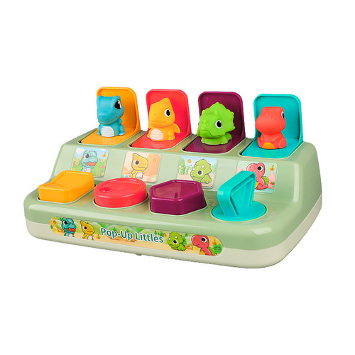 Dinosaur Shape Sorter Toy - Educational Toy for Toddlers 18 Months and Above - Interactive Colorful Button Press Toy - Main Image