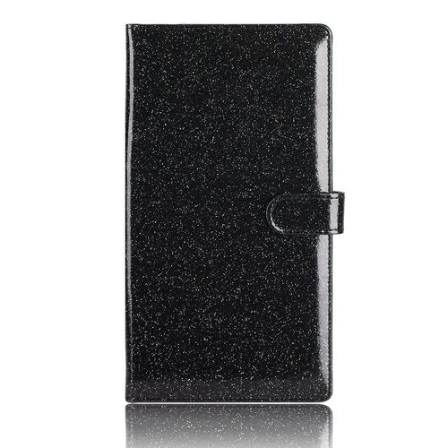 Black Sparkling Document Organizer Wallet - 24x12.8cm, Lightweight and Durable - Main Image