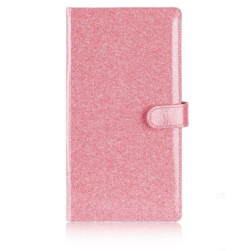 Pink Sparkling Document Organizer Wallet - 24x12.8cm, Lightweight and Durable - Main Image