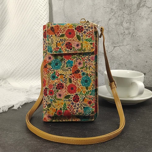 G Elegance Vintage Bohemian Style Wallet with Multi-Compartment Design - Large Capacity Zipper Clutch for Women - Main Image
