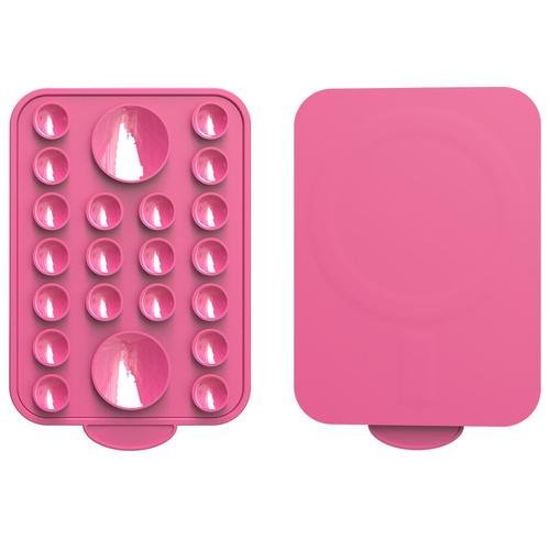 Rose-red Magnetic Phone Mount with High-Quality N52 Magnets - Strong, Durable, and Easy to Use - Main Image