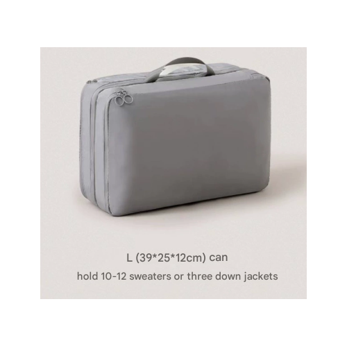 Grey Big Size Multifunctional Compact Travel Organizer Bag Stores 6-8 Essentials for Easy Access - Main Image