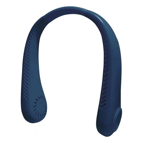 2 PCS Blue Portable Neck Fan - Hands-Free Personal Fan, Quiet and Adjustable, Ideal for Outdoor and Indoor Use - Main Image