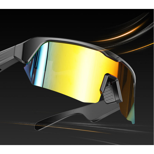 Colorful Smart Bluetooth Sports Glasses - Ergonomic Design with Soft Nose Bridge, HD Audio, UV Protection - Main Image