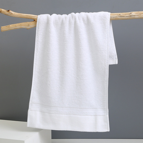 White Luxury 100% Cotton Face Towel Set - 3-Piece Thick & Absorbent Towels - Main Image