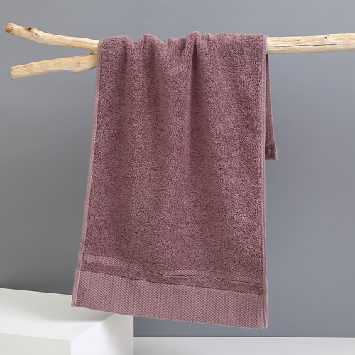 Red Brown Luxury 100% Cotton Face Towel Set - 3-Piece Thick & Absorbent Towels - Main Image