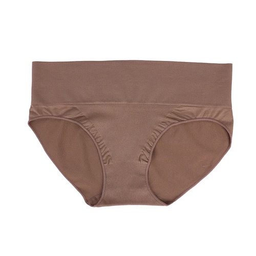S Coffee 3-Pack High-Waist Microfiber Shaping Briefs - Seamless Full-Coverage Tummy Control Panties - Main Image