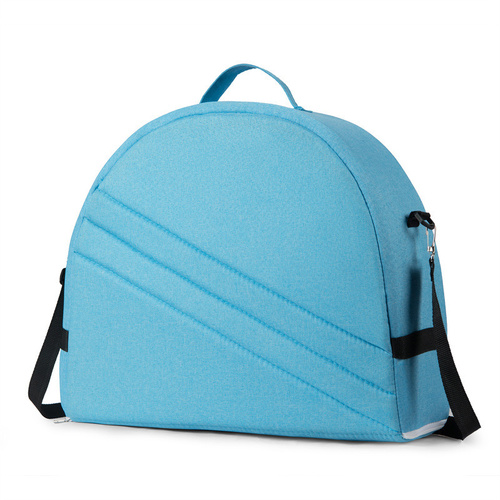 Blue Portable Multi-Purpose Baby Bed and Diaper Backpack – Lightweight, Waterproof, Canvas + Polyester Material, Travel Essential for Moms(With mosqui - Main Image