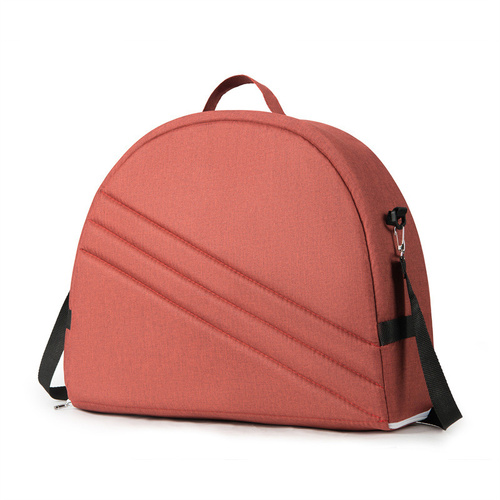 Red Portable Multi-Purpose Baby Bed and Diaper Backpack - Lightweight, Waterproof, Canvas + Polyester Material, Travel Essential for Moms(With mosquit - Main Image